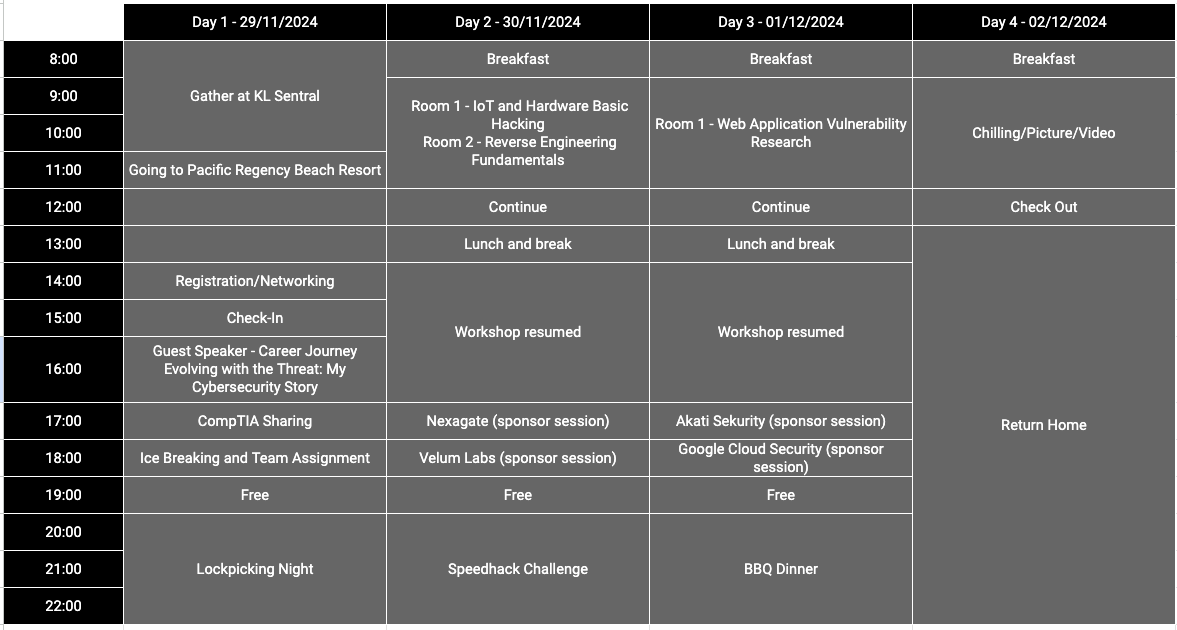 MCC2024 Agenda